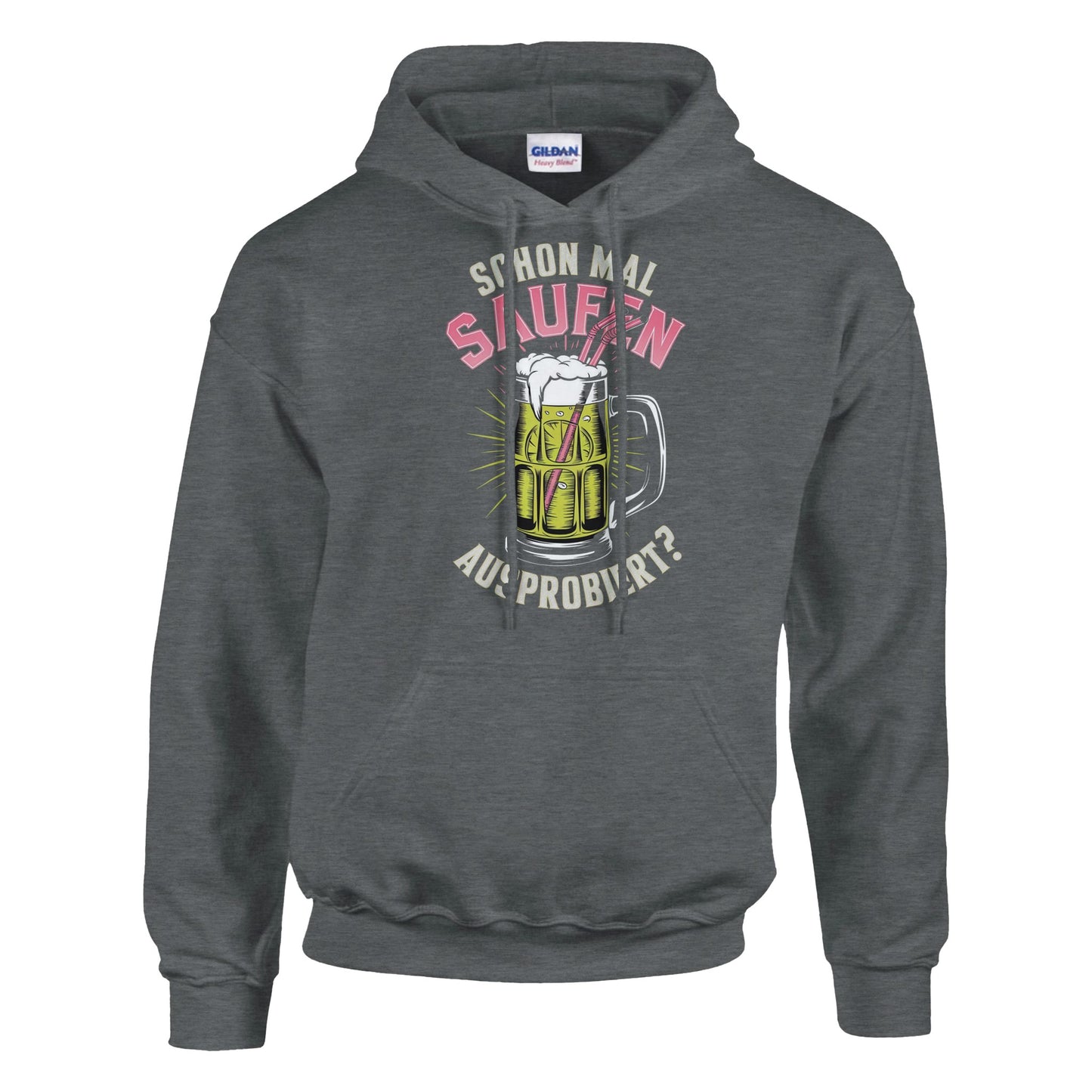 hoodie-saufen-bier-party-mallorca-fass-bier-grau