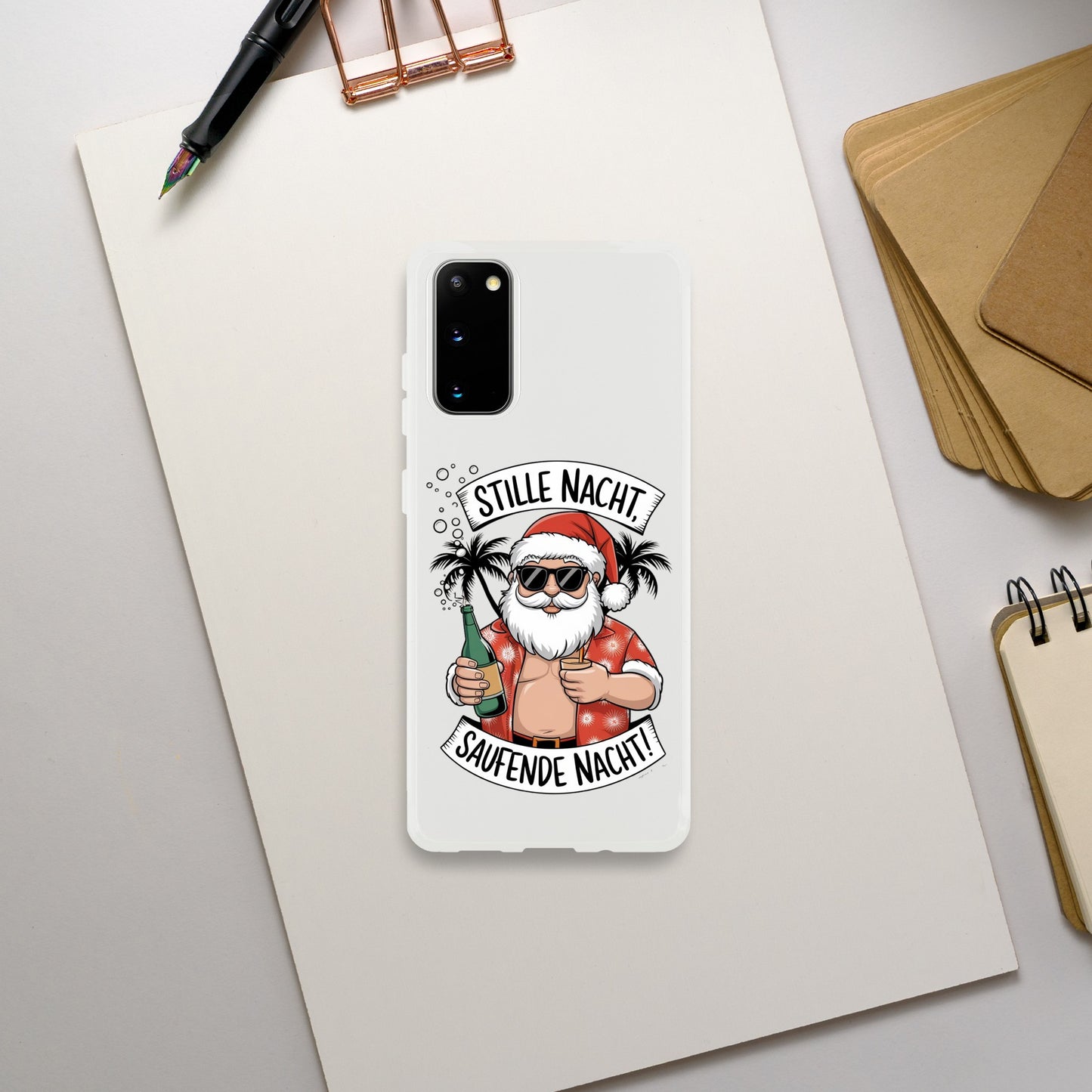 weihnachten-handyhülle-christmas-stille-nacht-saufende-nacht-lustig-party-alkohol-bier-geschenk-samsung