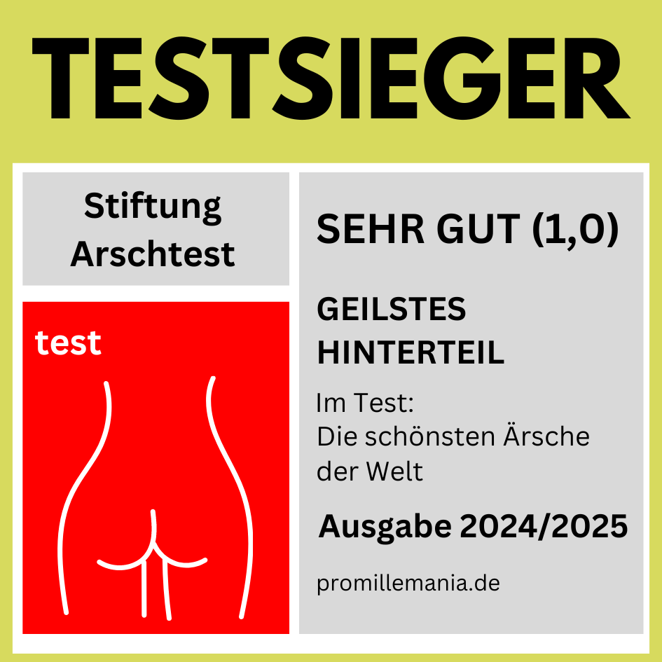 Testsieger-Aufkleber-Stiftung-Arschtest-Malle-Mallorca