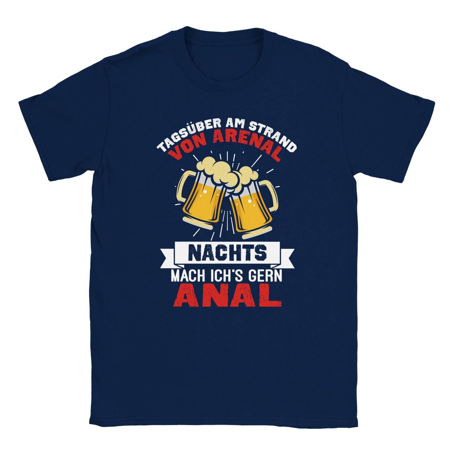 Tshirt-lustiger-Spruch-malle-navy-unisex