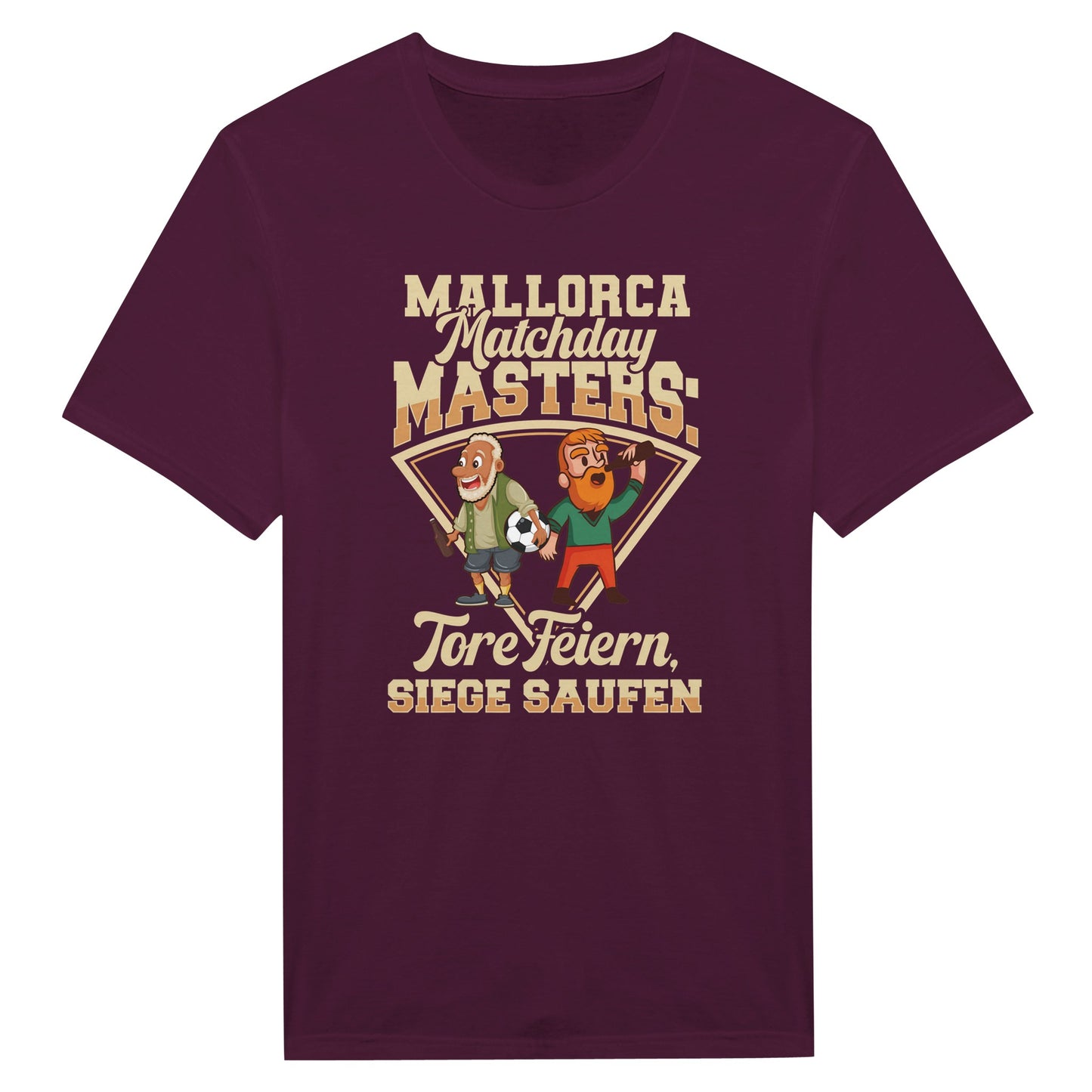 Mallorca-Matchday-Masters-Tshirt-Fußball-Sieg-maroon
