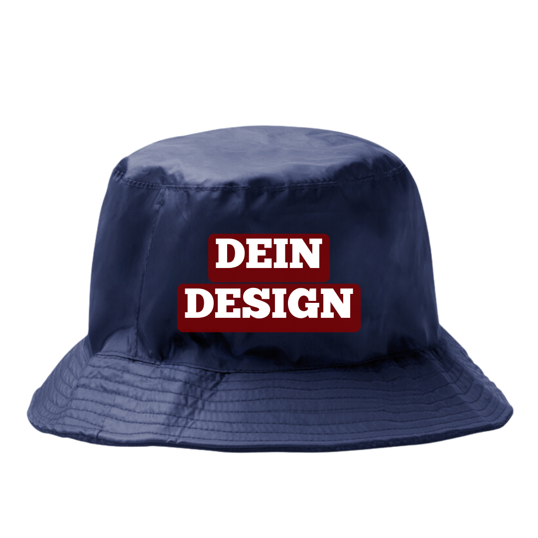 Fischerhut-bedrucken-mallorca-damen-herren-blau