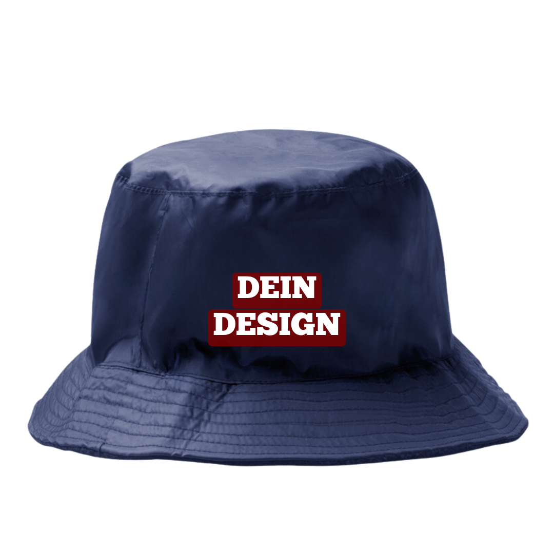 Fischerhut-bedrucken-mallorca-damen-herren-schwarz