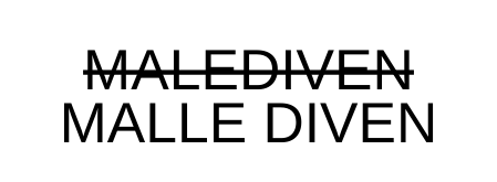 malediven-malle diven-stempel