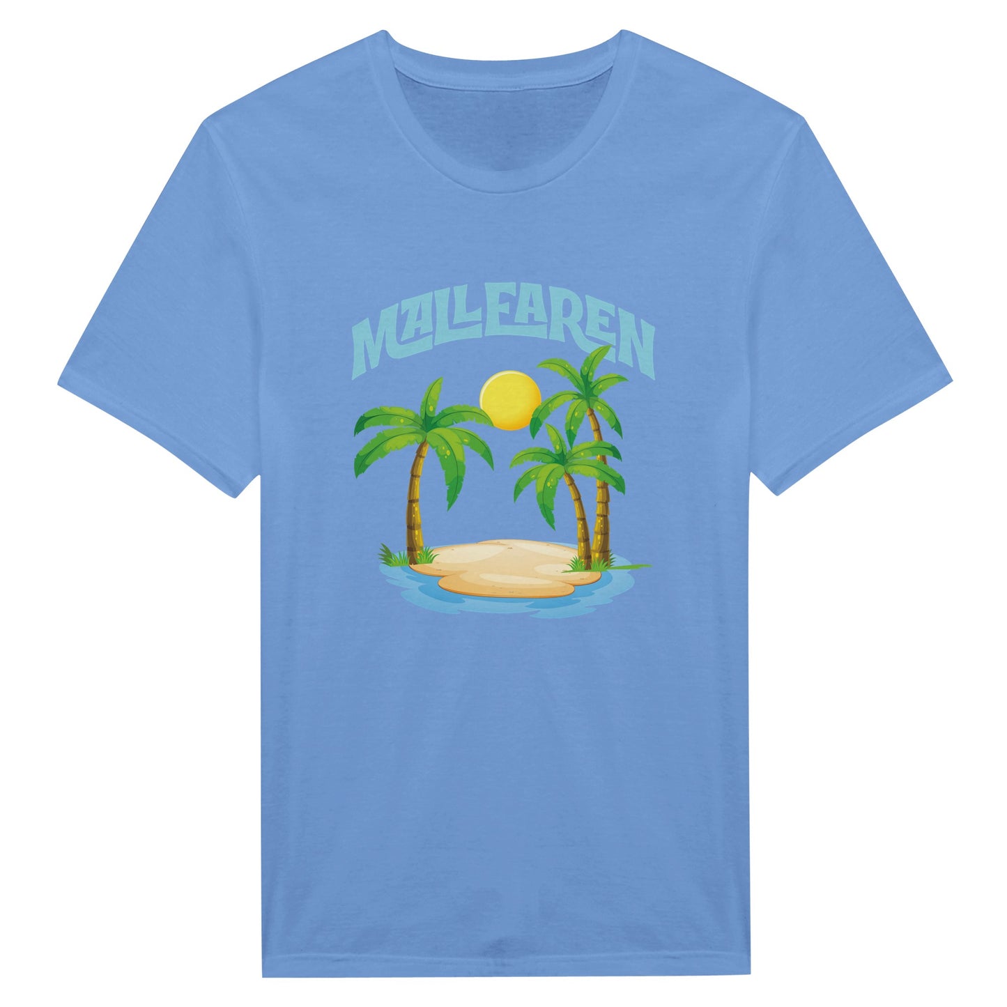 mallearen-t shirt-damen-herren-malle-urlaub-hellblau