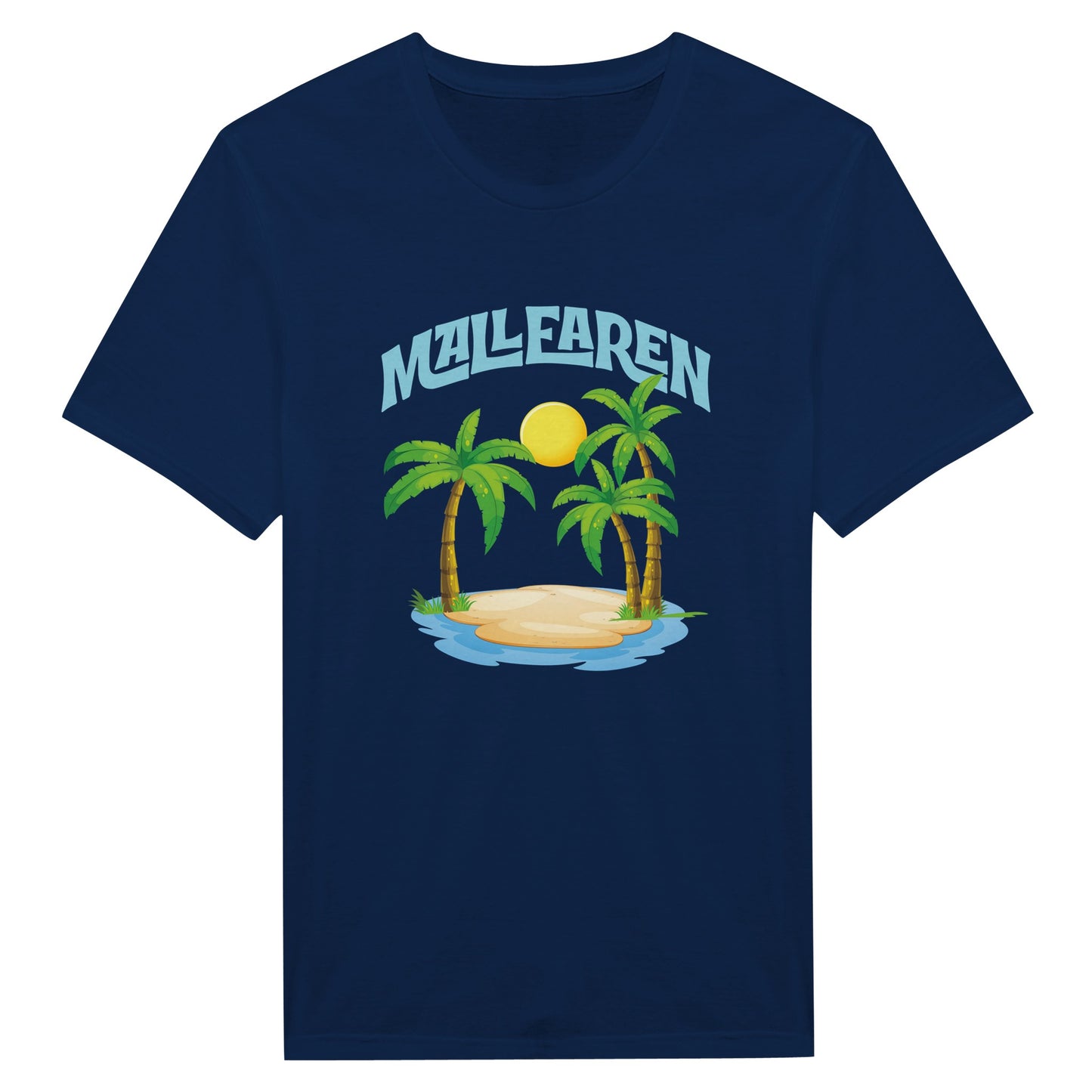 mallearen-t shirt-damen-herren-malle-urlaub-navy