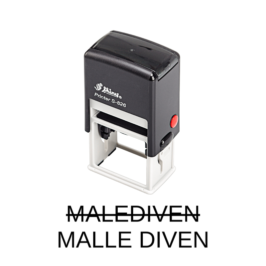 stempel malle diven - party malle